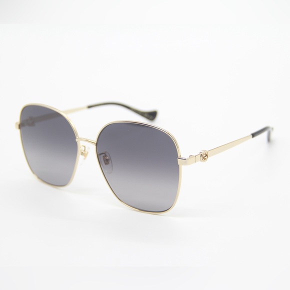 NEW GUCCI GG1089SA 001 + CHAIN WOMEN’S SUNGLASSES GUCCI GG1089SA 001 - Picture 5 of 12